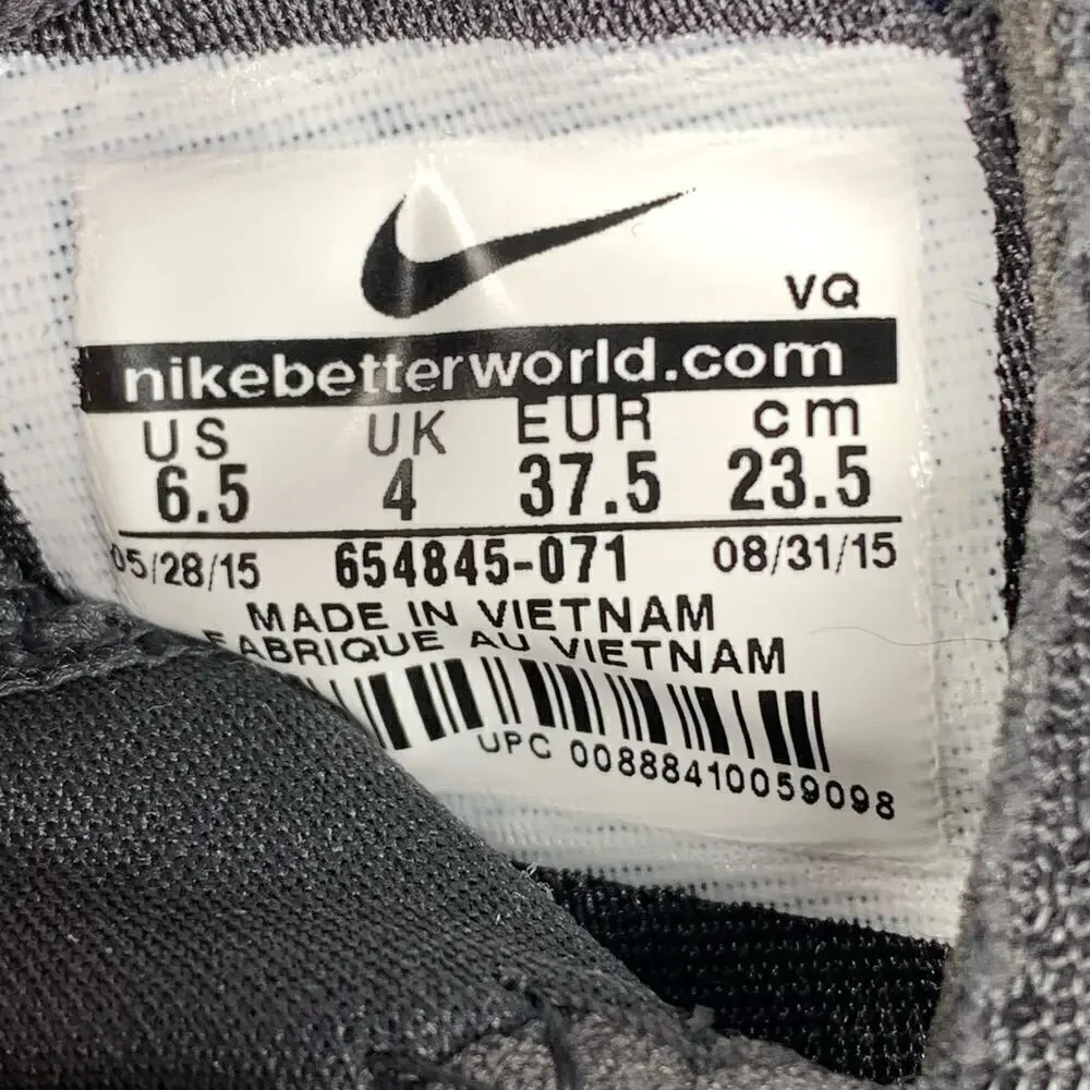 🔴 NIKE KAISHI Women`s Size 6.5 Grey Gold Athletic Running Shoes 654845-071